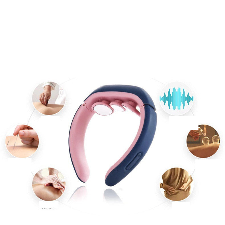 Neck Massager Shoulder Electric Pulse Cervical Traction Collar Therapy Deep Tissue Pain Relieve Stimulator Health Care Massage Neck Massager Shoulder Electric Pulse Cervical Traction Collar Therapy Deep Tissue Pain Relieve Stimulator Health Care Massage